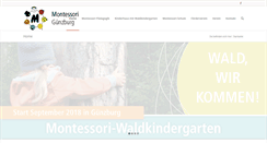 Desktop Screenshot of montessori-guenzburg.de