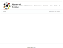Tablet Screenshot of montessori-guenzburg.de